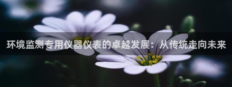 门徒娱乐账号注册：环境监测专用仪器仪表的卓越发展：从传统走向