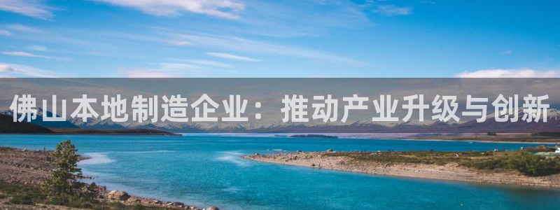 门徒娱乐下载手机版：佛山本地制造企业：推动产业升级与创新