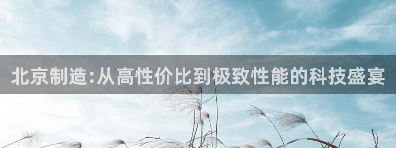 门徒娱乐公司介绍文案：北京制造:从高性价比到极致性能的科技盛