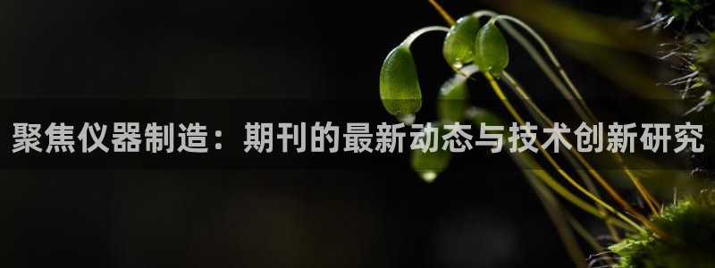 门徒娱乐拉菲：聚焦仪器制造：期刊的最新动态与技术创新研究