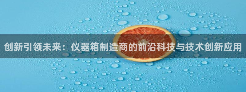 门徒娱乐京彩挂机下载：创新引领未来：仪器箱制造商的前沿科技与