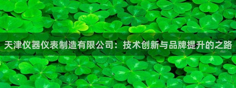 门徒娱乐官网登录入口登录手机版：天津仪器仪表制造有限公司：技