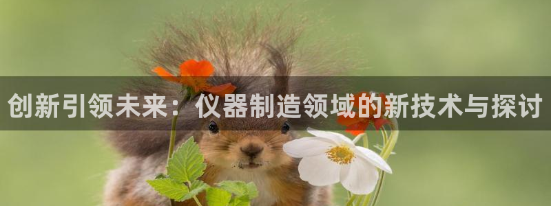 门徒娱乐加主管39977l6：创新引领未来：仪器制造领域的新