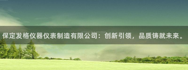 门徒娱乐与六七五一38：保定发格仪器仪表制造有限公司：创新引