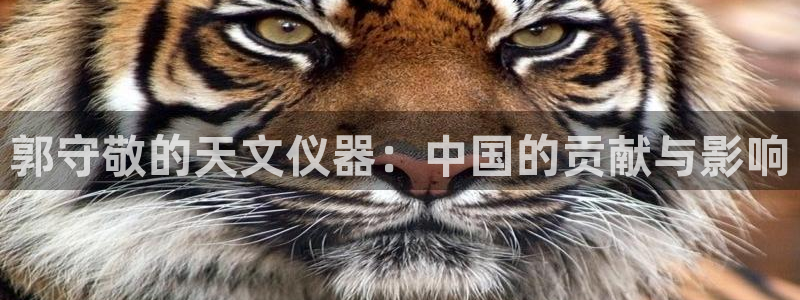 门徒娱乐帝国：郭守敬的天文仪器：中国的贡献与影响