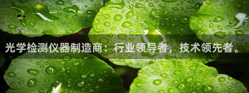 门徒娱乐abc分级：光学检测仪器制造商：行业领导者，技术领先