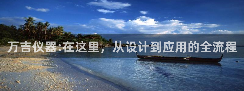 新功夫之王之娱乐门徒：万吉仪器:在这里，从设计到应用的全流程